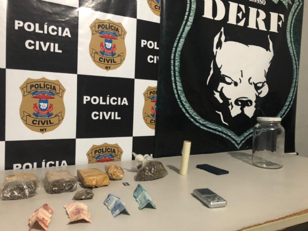 Polcia prende homem que vendia droga para ir em festas no interior de MT