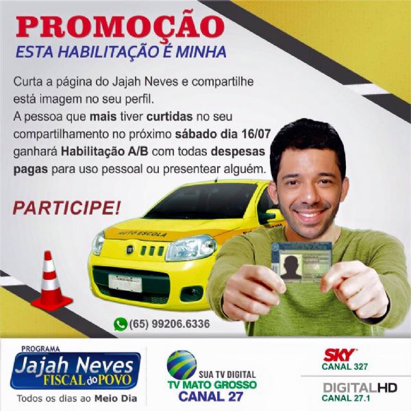 Jajah Neves promete uma Carteira de Habilitao AB