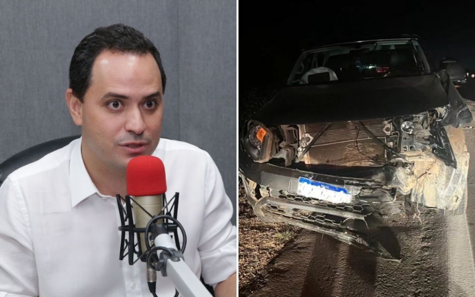 Assessores de Diego Guimares sofrem acidente na BR-163  caminho de agenda poltica