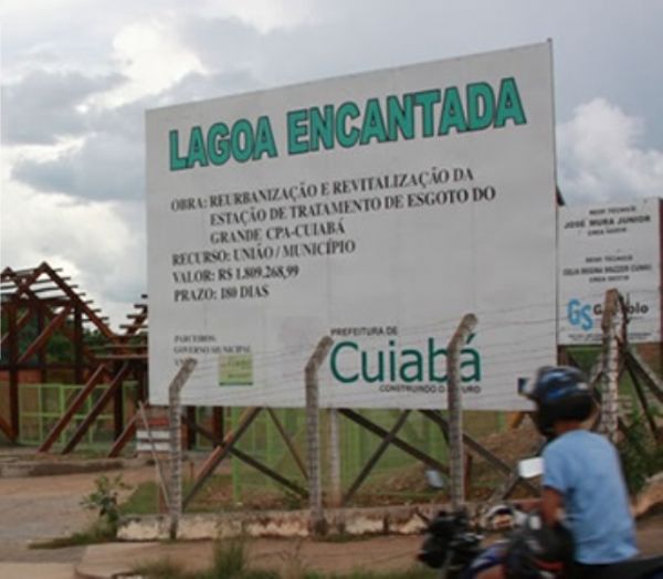 Aliados de Mendes cobram ao da Prefeitura de Cuiab para restaurar Lagoa Encantada do CPA