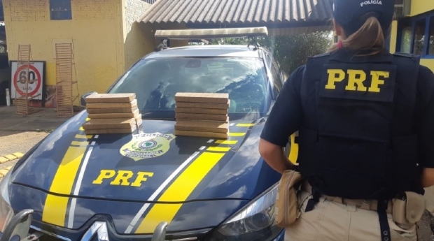 Adolescente  apreendido em nibus levando mais de 14kg de maconha na mala