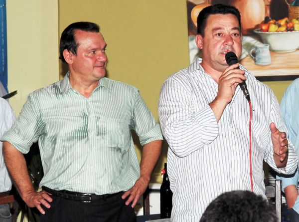Wellington Fagundes, presidente estadual, e Mauro Savi exortam militncia do PR a incentivar candidatura de Blairo Maggi ao governo