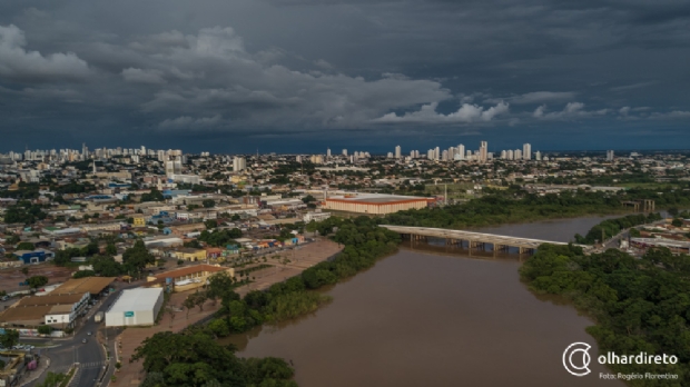 Cuiab e outras 19 cidades de MT tm risco de granizo, vendavais e tempestades;  veja quais 