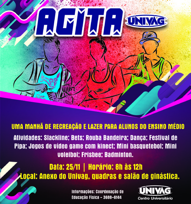 Alunos do Curso de Educao Fsica Univag promovem atividades de ginstica para alunos do ensino mdio