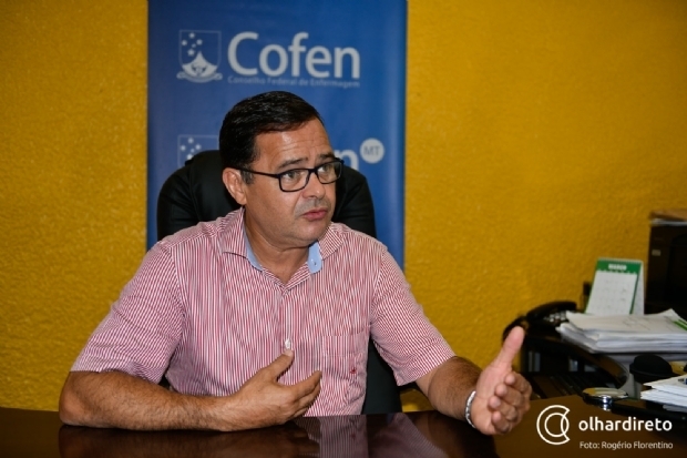 Antnio Csar, presidente do Coren-MT.