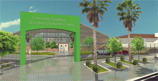 Prefeitura de Cuiab  inicia revitalizao do Ginsio da Lixeira