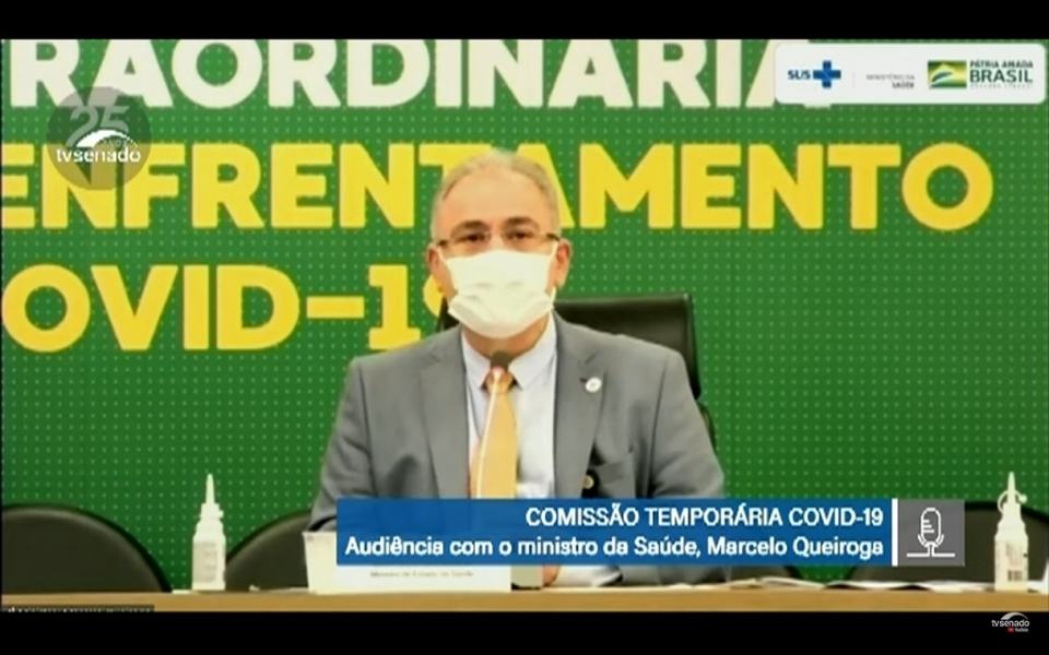 Queiroga afirma que governo federal no pretende enviar doses extras a Cuiab e VG por conta da Copa Amrica