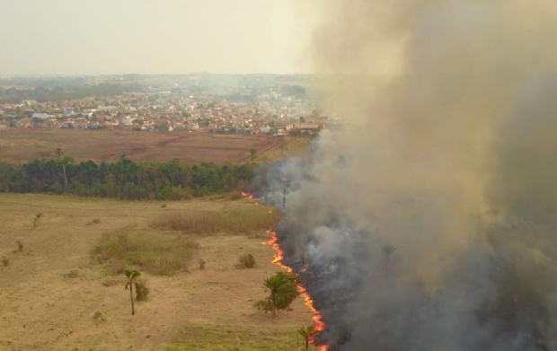 Homem de 40 anos causou incndio que queimou 105 hectares em Tangar da Serra