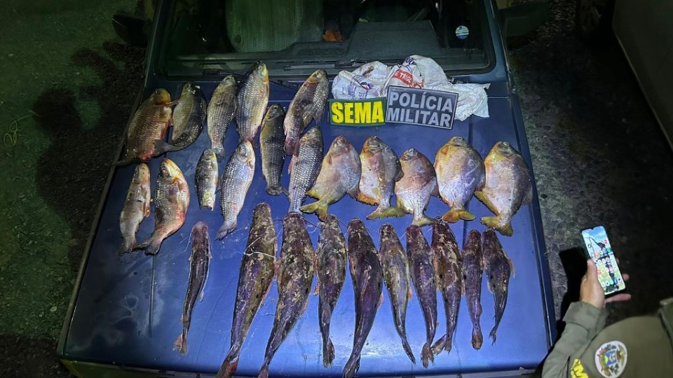 Fiscalizao da Sema apreende pescado e aplica R$ 14,5 mil em multas