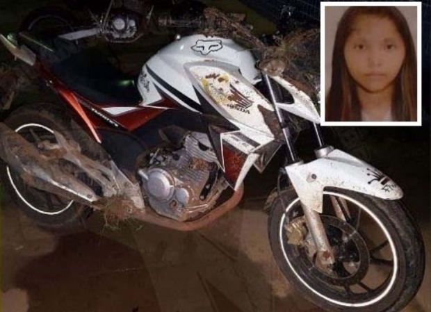 Jovem de 19 anos grvida morre aps cair de moto em curva