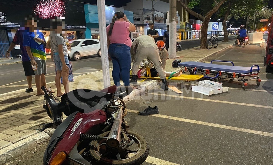 Motociclista sem CNH  preso aps atropelar menina de 8 anos em faixa de pedestre