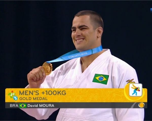 Judoca cuiabano vence equatoriano em 13 segundos e ganha medalha de ouro no Pan-Americano;   fotos e vdeos  