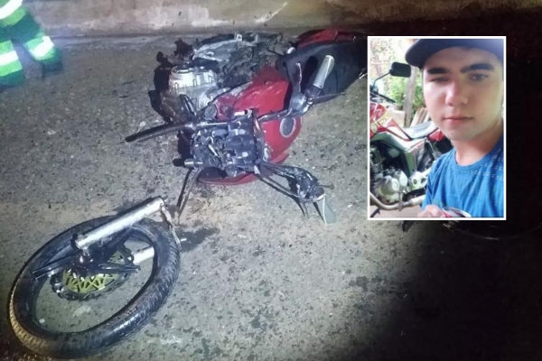 Motociclista de 19 anos morre aps se envolver em acidente com carro na MT-100