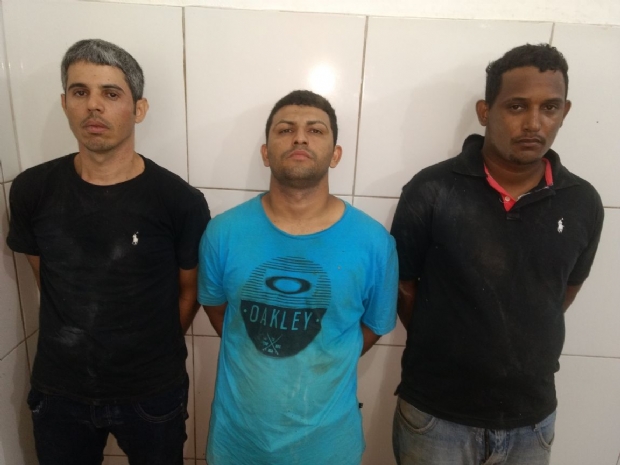 Trs criminosos so presos em flagrante ao tentar roubar agncia em Cuiab