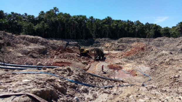 Polcia Federal fecha garimpo em Chapada dos Guimares e estima dano ambiental de R$ 1 milho