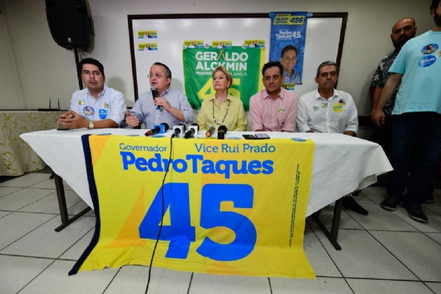 Em Cuiab, vice de Alckmin elege PT como grande adversrio e compara Haddad a Dilma