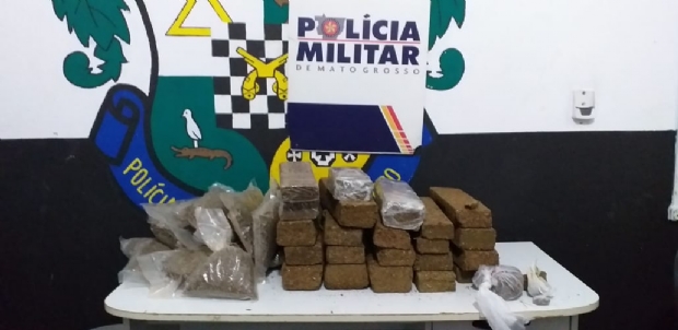 Polcia estoura 'bocas de fumo' e apreende 36 pacotes de 'skunk' em Cuiab e Sinop