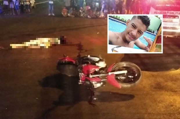 Jovem de 23 anos morre em acidente entre nibus e motocicleta em Cuiab