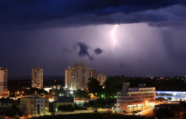 CPTEC emite alerta de tempestade, granizo e vendaval para Cuiab e mais 130 cidades