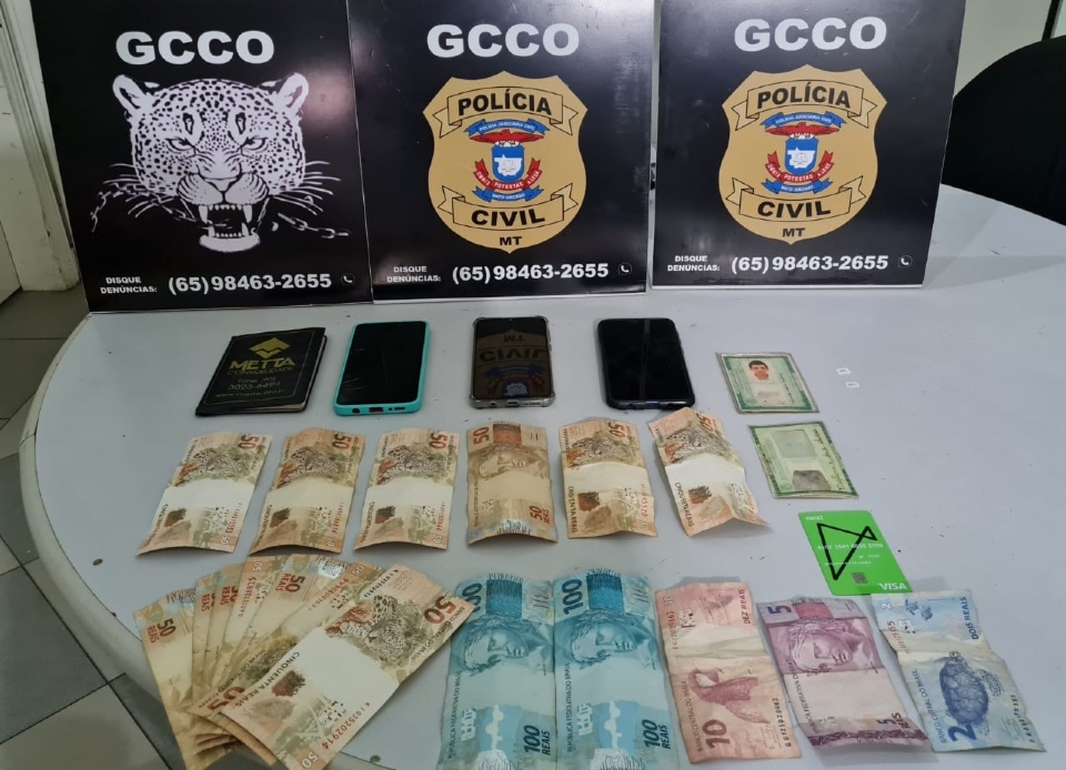 Suspeitos de receberem transferncias bancrias de vtima de roubo so presos pela PJC