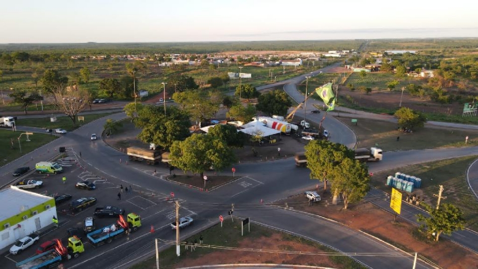 Nmero de bloqueios em rodovias reduz de 30 para 10 em Mato Grosso