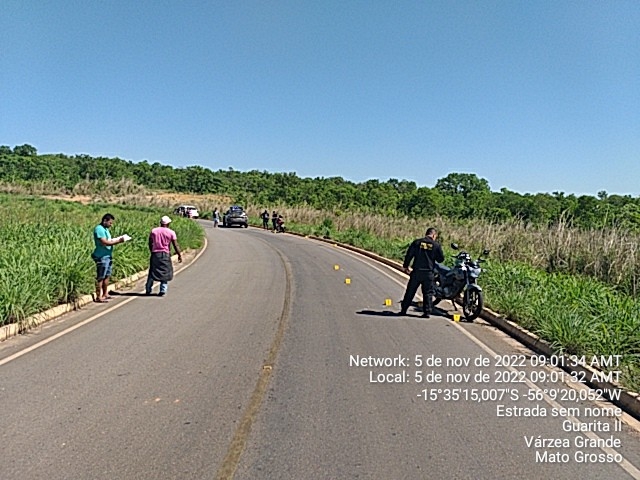 Mulher morre em coliso frontal entre motocicletas na regio do Chapu do Sol