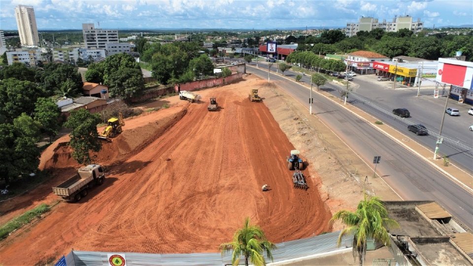 Prefeitura inicia construo de nova rotatria na avenida Repblica do Lbano com investimento de R$ 1 milho