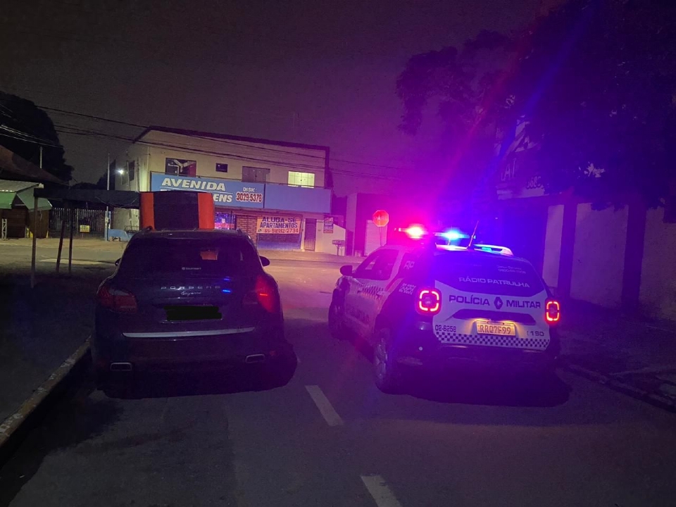PM localiza Porsche Cayenne roubado em ocorrncia de sequestro