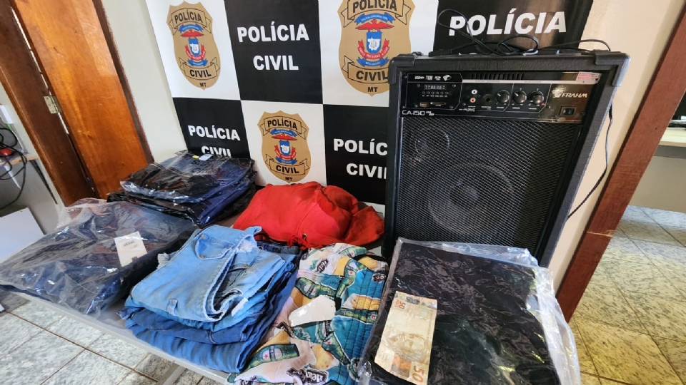 Polcia prende suspeito que arrombou loja e causou prejuzo de R$ 10 mil; veja vdeo