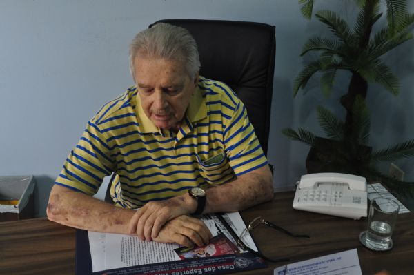 Carlos Orione, presidente da Federao Mato-grossense de Futebol