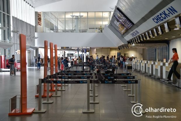 Movimentao no aeroporto cresce 20% durante o carnaval e nordeste ainda  o destino preferido dos cuiabanos