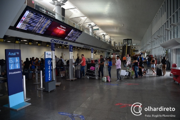 Aeroporto de Cuiab ficar fechado para reparos na pista