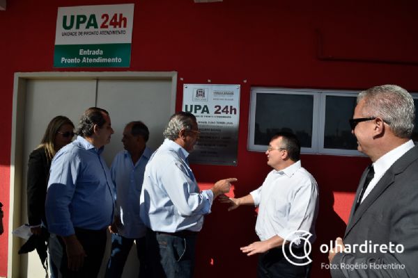 Na semana passada, o governador Pedro Taques e o ex-senador Jaime Campos inauguraram a UPA Ipase, em Vrzea Grande