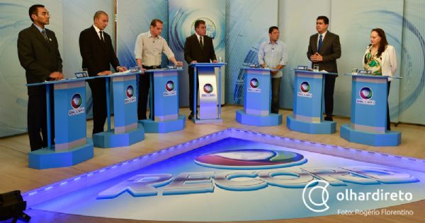 Candidatos usaram debate eleitoral na propaganda gratuita
