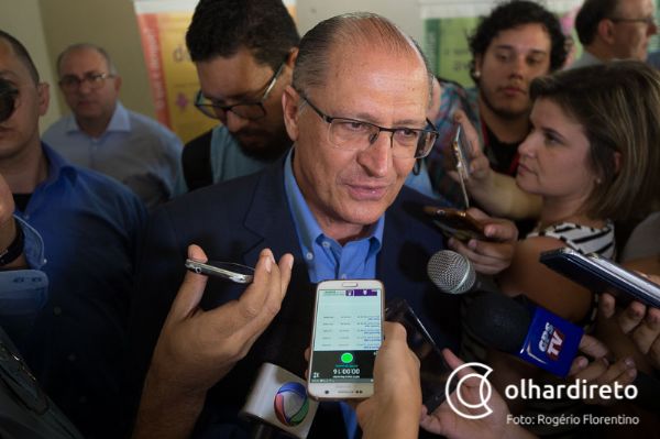 Alckmin destaca experincia de Wilson e afirma que eleio do tucano  importante para Cuiab