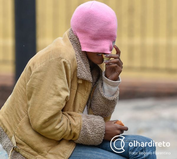 Populao em situao de rua sofre com frio e depende de doaes