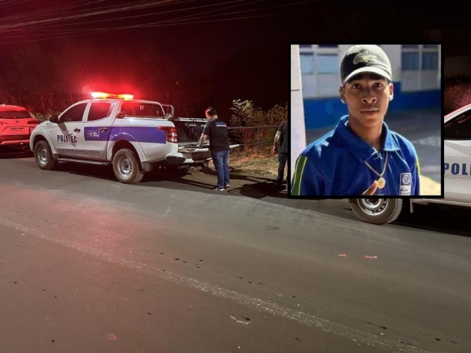 Adolescente de 17 anos  assassinado com tiros na cabea e abdmen no interior