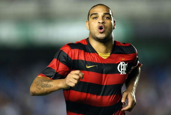 Adriano Imperador em sua melhor forma, no Flamengo