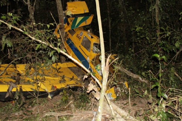 Piloto agrcola morre aps queda de aeronave em reserva legal