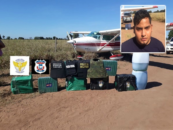 Co-piloto de avio interceptado com 250 kg de cocana integra Exrcito boliviano