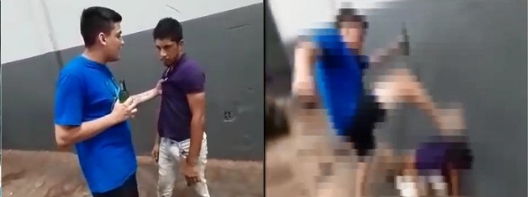 Vdeo mostra homem sendo espancado por no pagar R$ 500