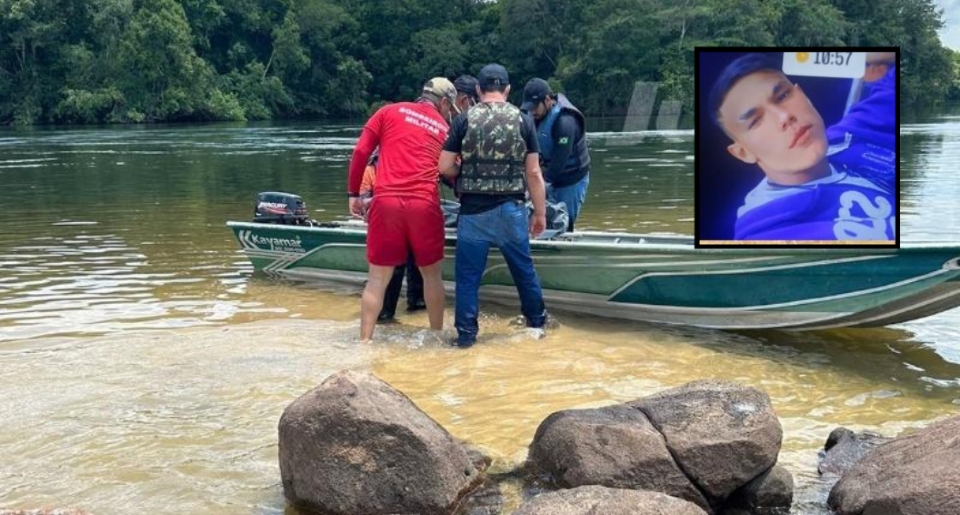 Corpo de jovem desaparecido  encontrado boiando em rio com os ps amarrados