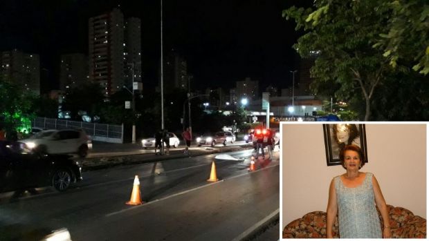 Velocidade e obras em canteiro podem ter contribudo para atropelamento de idosa na Miguel Sutil