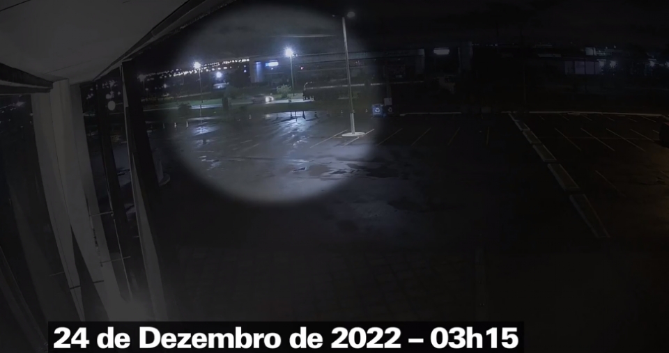 Vdeos mostram ao de mato-grossense que colocou bomba em caminho perto do aeroporto de Braslia