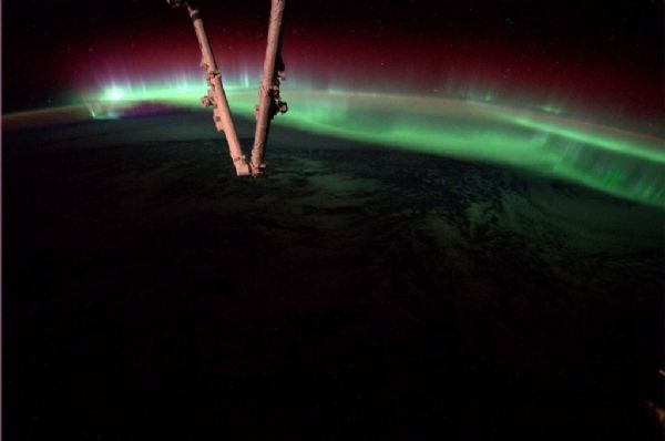 Astronauta fotografa a Aurora Boreal direto da Estao Espacial