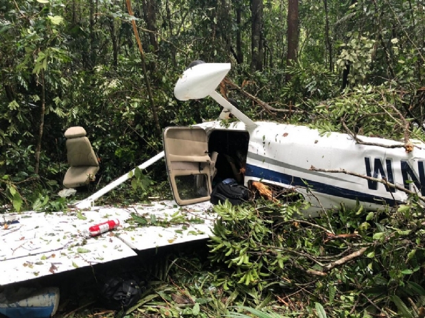 Aeronave que saiu de Mato Grosso cai e mata empresrio e mulher no Par