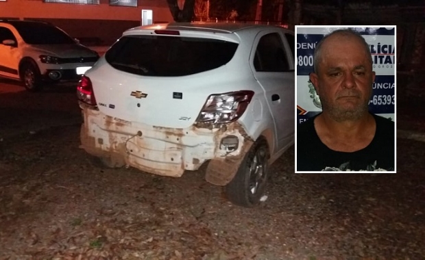 Armado e supostamente embriagado, motorista  detido aps atropelar duas pessoas