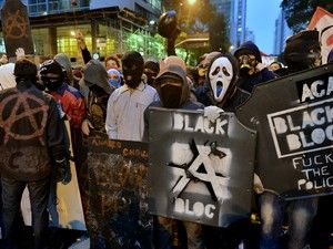 Pesquisa mostra que 93,4% rejeitam presena de black blocs em protestos