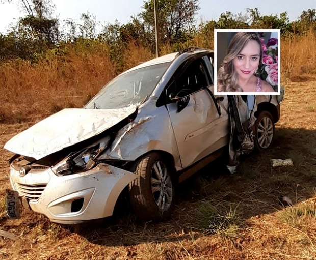 Motorista morre ao capotar carro durante ultrapassagem e ser arremessada