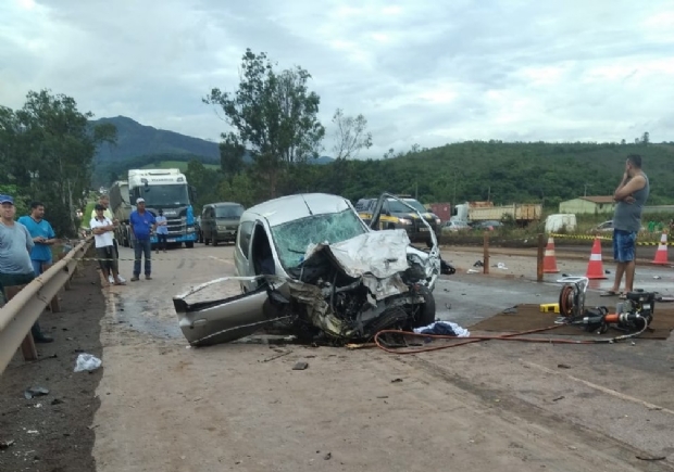 PRF que trabalha em Sorriso e esposa morrem em acidente com carreta em rodovia de Minas Gerais